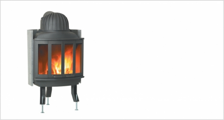 SEMINEE SI SOBE PE LEMNE - Focar samota cu geam rotund NI 25 Bifold