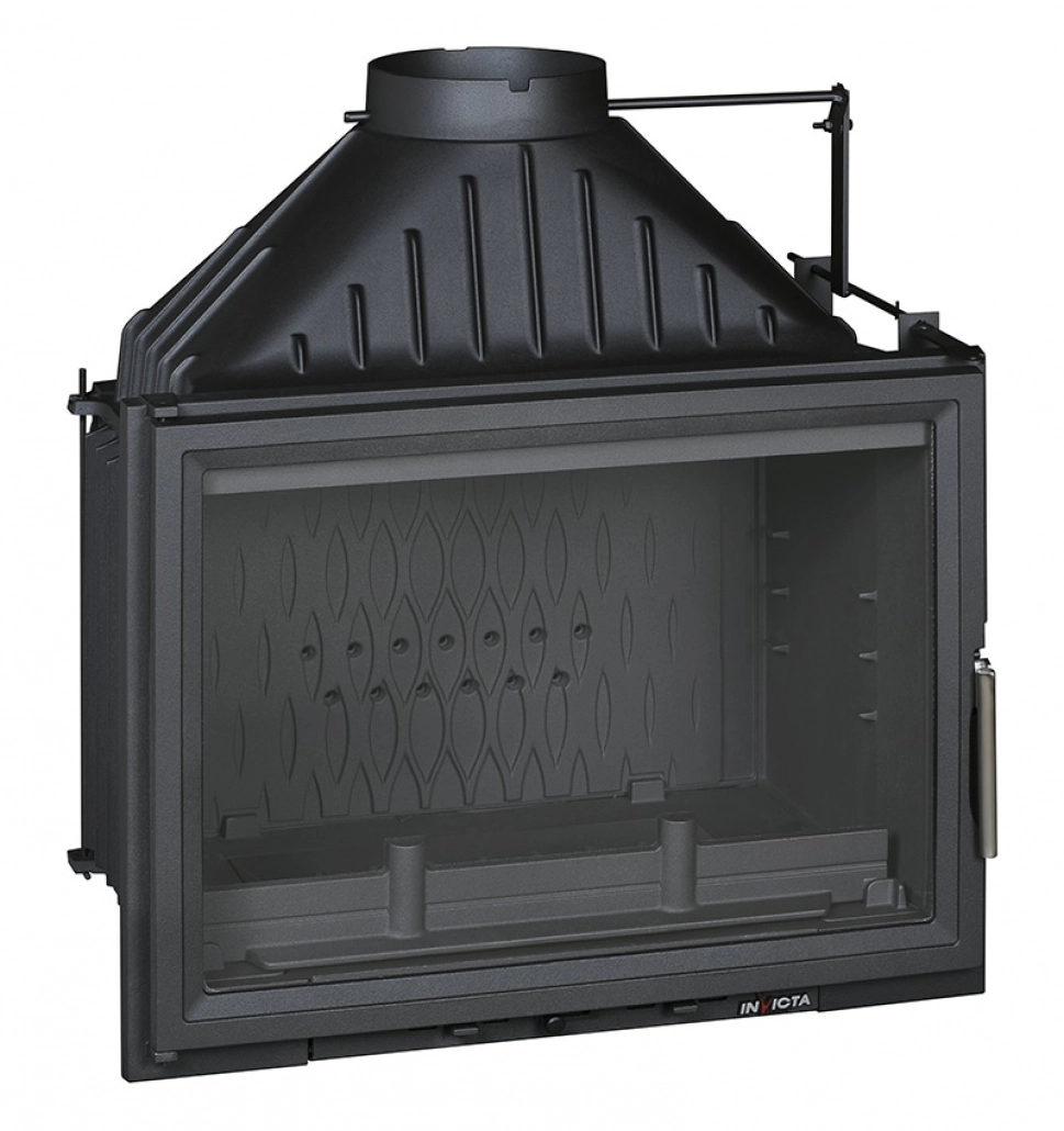 FOCARE ȘEMINEE PE LEMNE IEFTINE - Focar fonta 75/70cm Wide Vision + clapeta