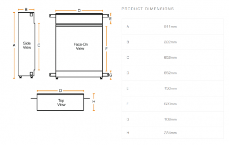 Focar șemineu electric New Forest 650SQ [6]