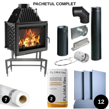 FOCARE SEMINEE - Focar din fonta groasa. Z160 pachet complet