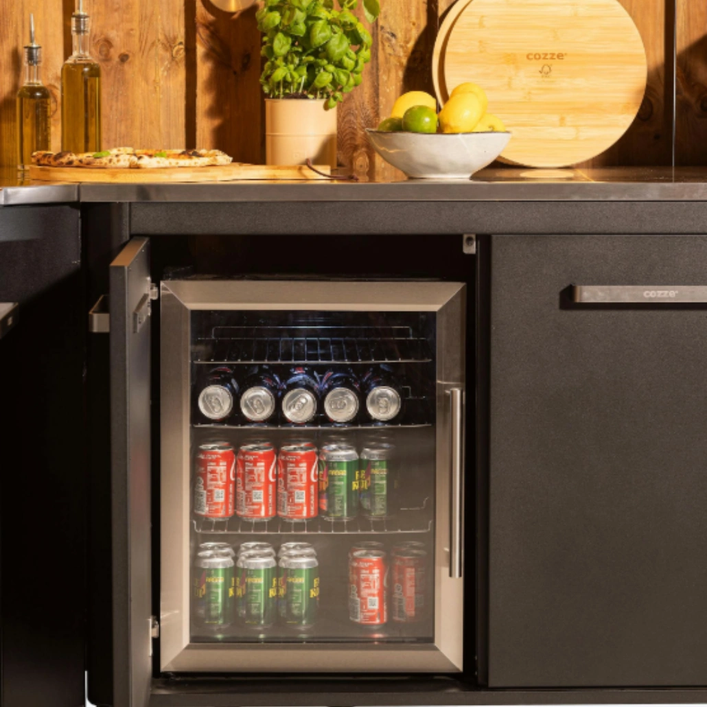 Frigider Cozze - cadru de otel si fata din sticla 60 litri [4]