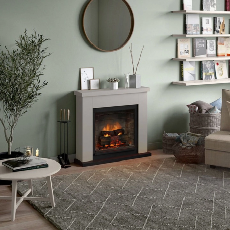 SEMINEE ELECTRICE - Frode Light Beige semineu electric PowerFlame 2
