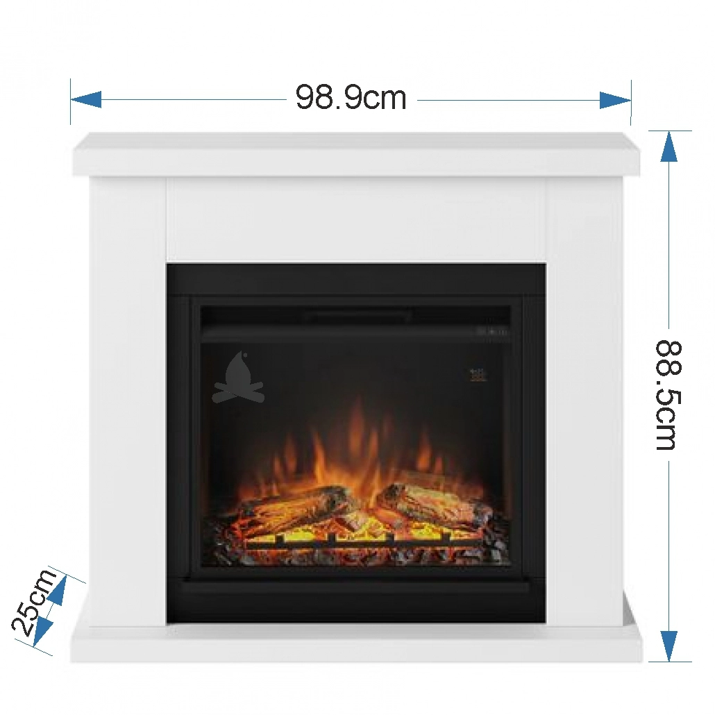Frode Pure White semineu electric 3D [4]