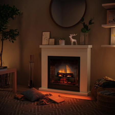 Frode Pure White semineu electric PowerFlame 2 [2]