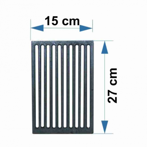 ACCESORII ȘEMINEE ȘI ÎNTREȚINERE - Gratar de fonta 270x150 - F18