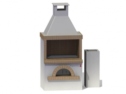 GRĂTARE COMPLEXE CU CUPTOR - Gratar de gradina cu cuptor – 105 cm