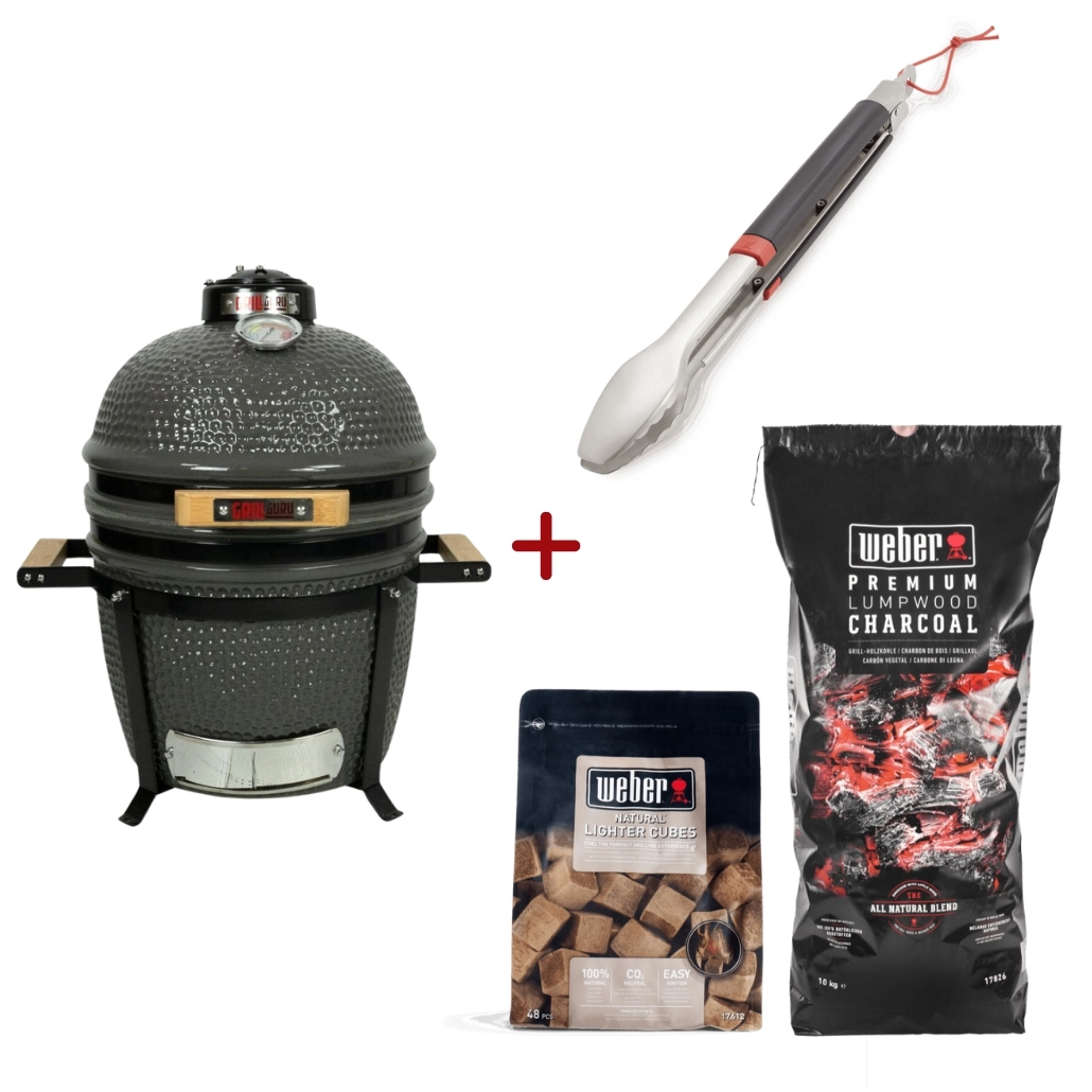 GRATARE CERAMICE - Gratar Kamado Original Compact - Starter Pack Grill Guru