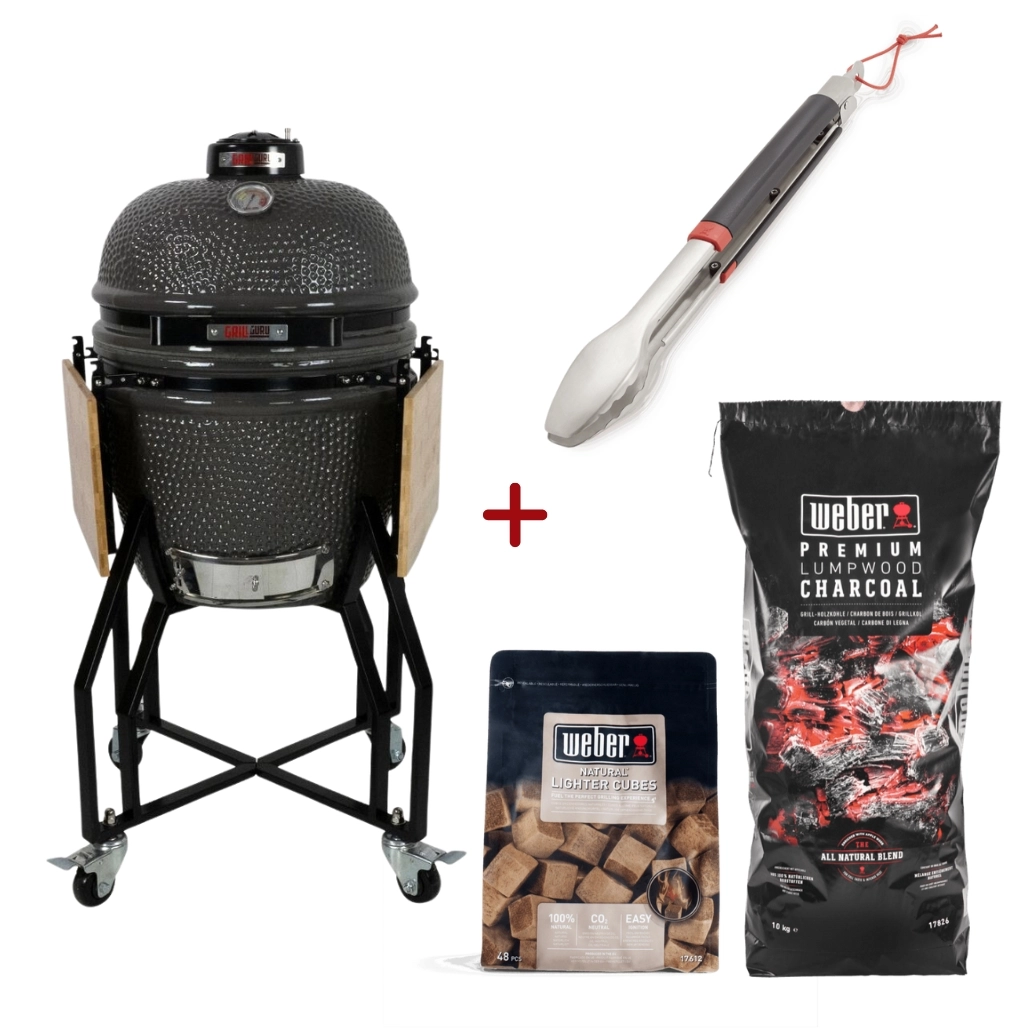 GRATARE CERAMICE - Gratar Kamado Original Medium - Starter Pack Grill Guru