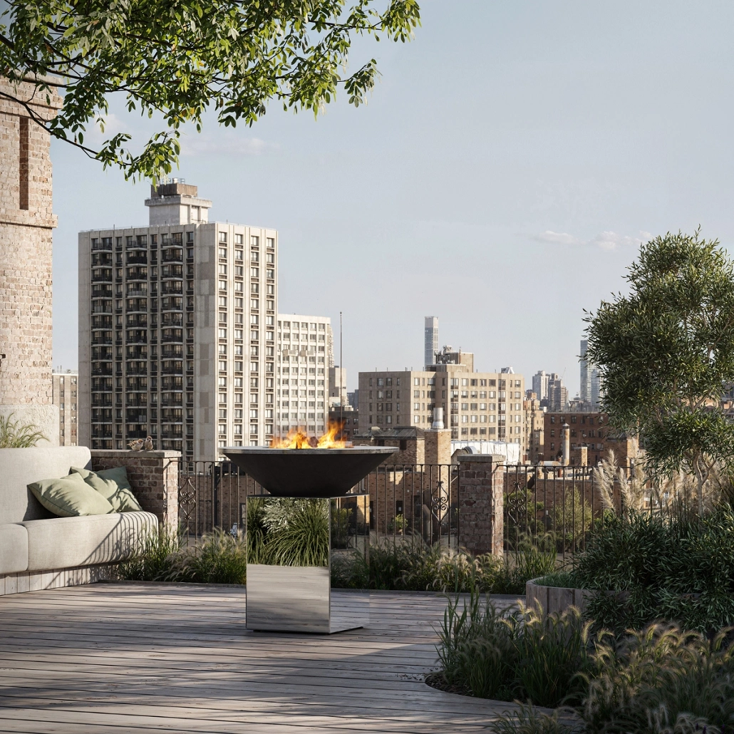 Gratar OFYR 100 Inox Lustruit cu vatra de gatit pe lemne - Editie aniversara [1]