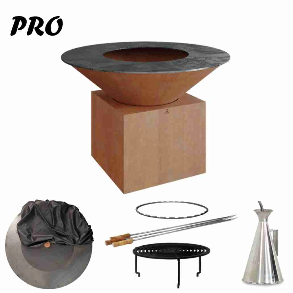 GRATARE PE LEMNE CU PLITA - Pro Pack - OFYR XL 150 - Pe lemne