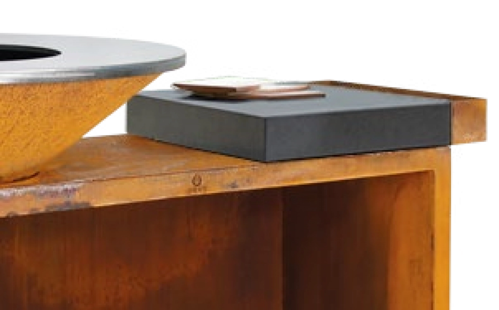 Gratar OFYR Corten 85 SD cu masa de lucru [1]