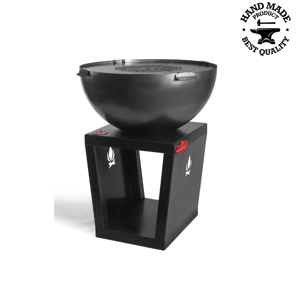 GRATARE PE LEMNE CU PLITA - Gratar pe lemne cu plita - SANTOS 85 cm