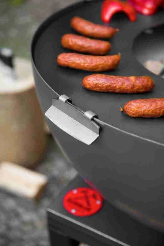 Gratar pe lemne cu plita - SANTOS 85 cm [5]