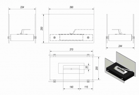 HOTEL Mini Negru - Mobil [1]