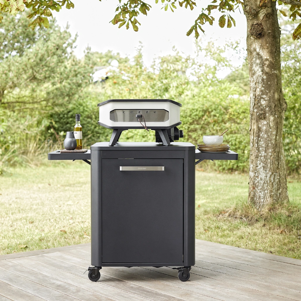 Dulap bucatarie de exterior COZZE cu rafturi laterale [4]