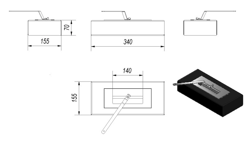 INDIA MINI Negru - Mobil [1]