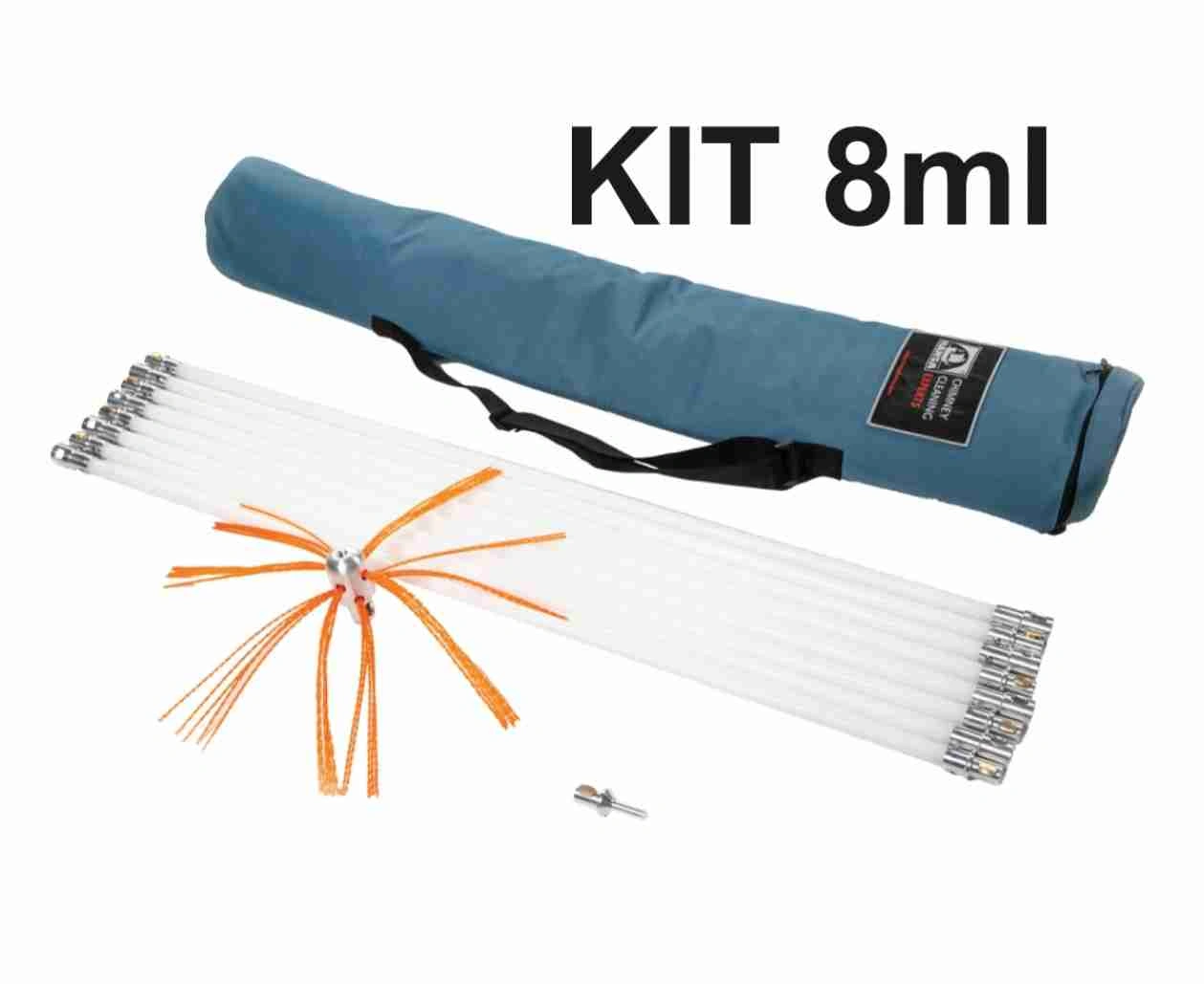 USTENSILE CURATARE COS FUM - KIT curatare cos fum TORNADO PRO - 8m