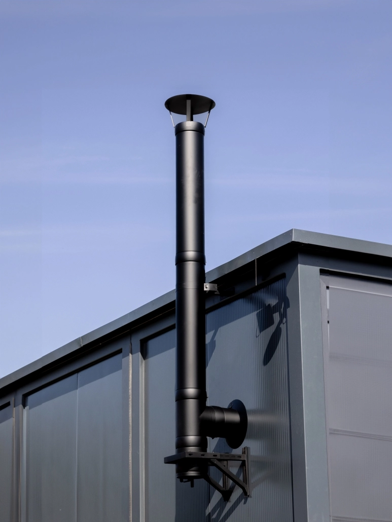 Configurator Cos de fum INOX negru – Jeremias DW-Black [1]