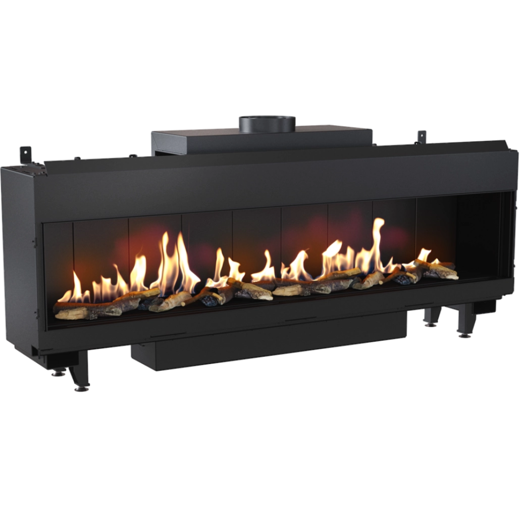 ȘEMINEE PE GAZ - L200 GAZ (retea) G20 - 200cm