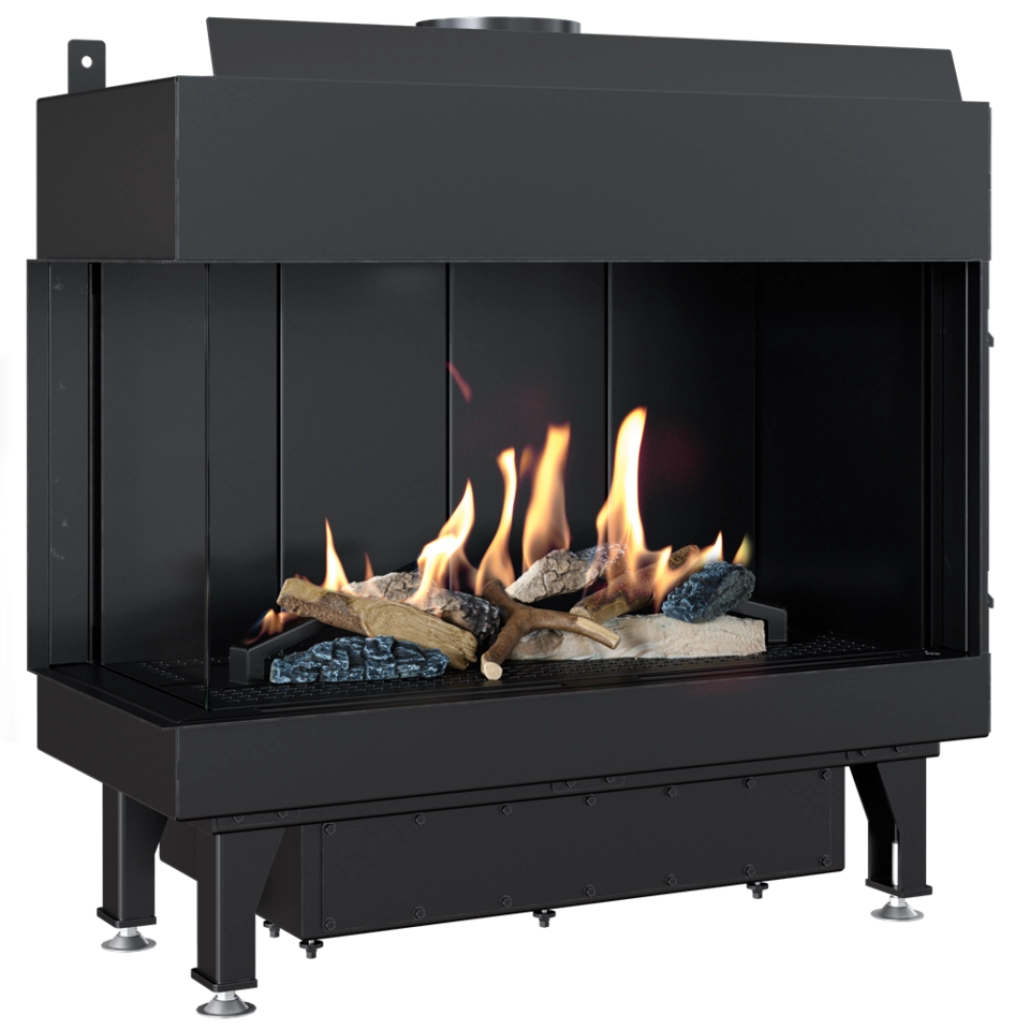 ȘEMINEE PE GAZ - L70 Sticla Stanga - GPL (butelie) G31 - 70cm