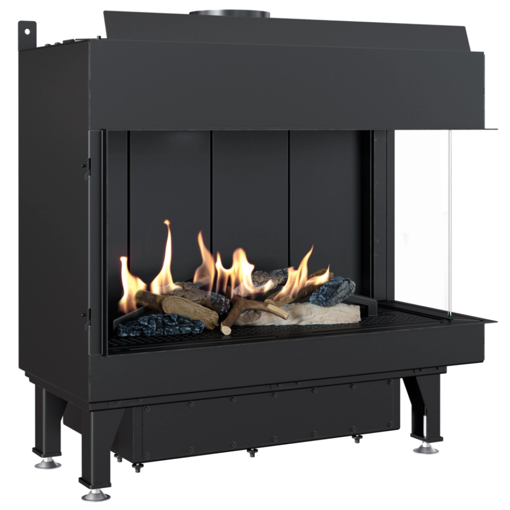 ȘEMINEE PE GAZ - L70 Sticla Dreapta - GPL (butelie) G31 - 70cm