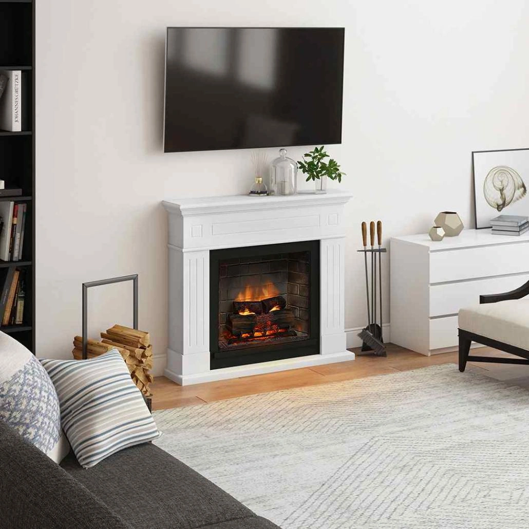 SEMINEE ELECTRICE - Larsen Pure White semineu electric PowerFlame 2