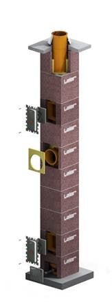 COSURI DE FUM - Horn ceramic Lerier LSK profesional ieftin pentru seminee, sobe, centrale