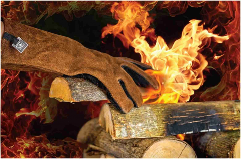 ACCESORII ȘEMINEE ȘI ÎNTREȚINERE - Manusa termica de piele - DREAPTA - 500grC