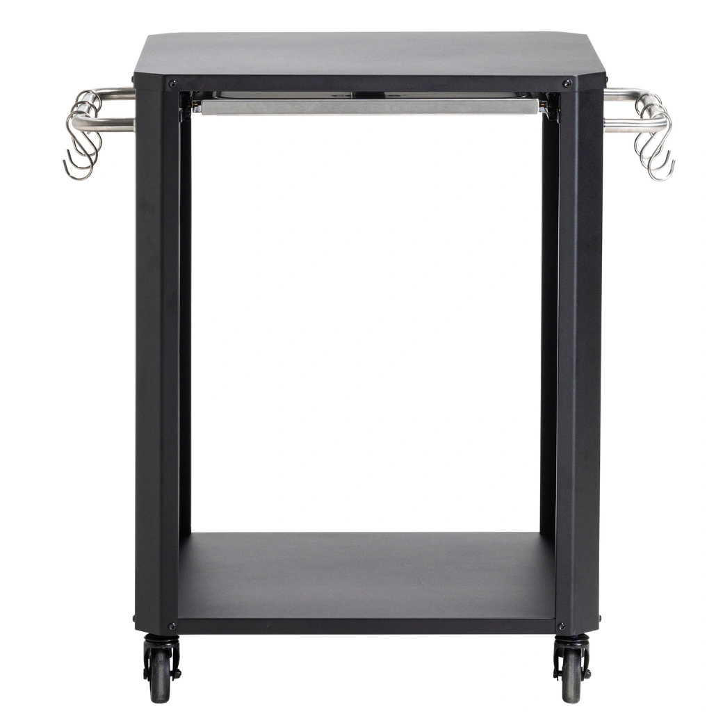 BUCĂTĂRII EXTERIOARE - Masa de exterior COZZE pentru cuptoare de pizza - polita extensibila din otel inoxidabil