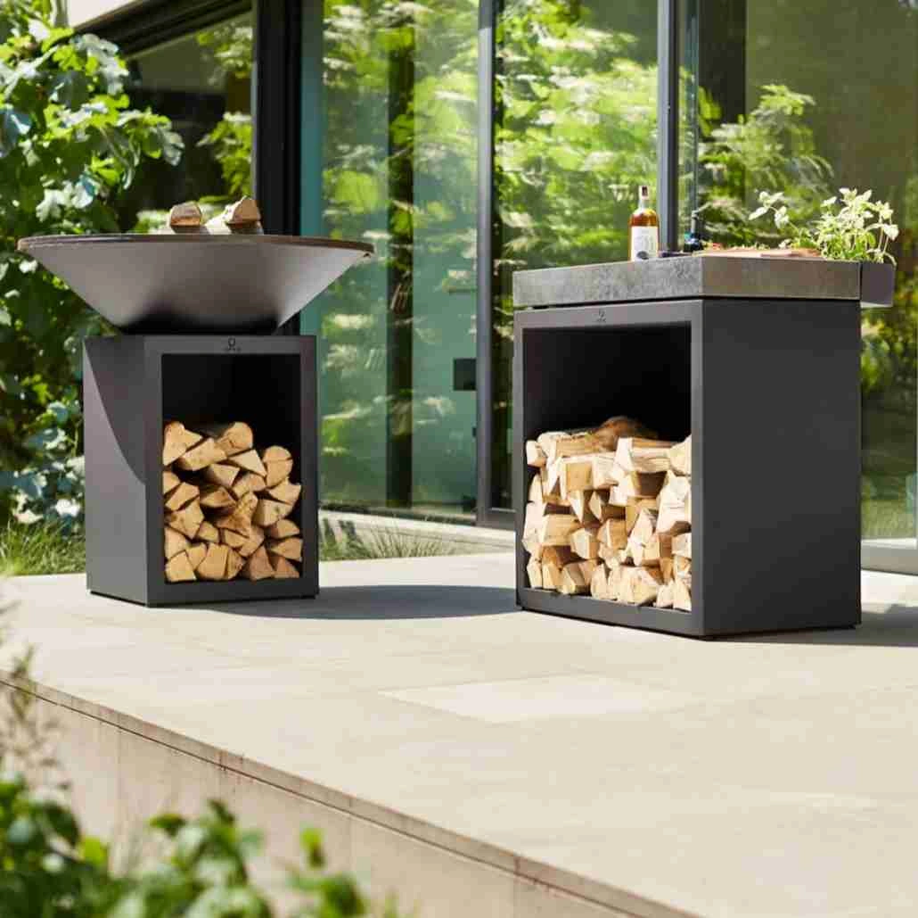 Masa de lucru OFYR negru cu depozitare [1]