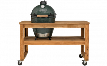 BIG GREEN EGG - Masa din lemn de esenta tare - L