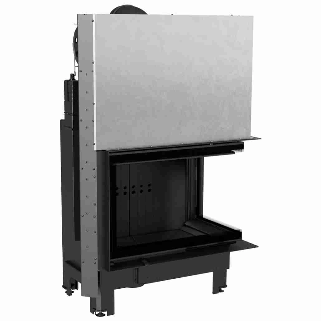 SEMINEE SI SOBE PE LEMNE - MBM100 STICLA DREAPTA + DESCHIDERE VERTICALA Samota Neagra