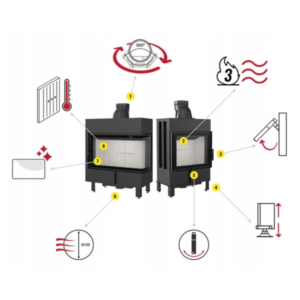 S100 DECO Samota Neagra - STICLA STANGA [7]