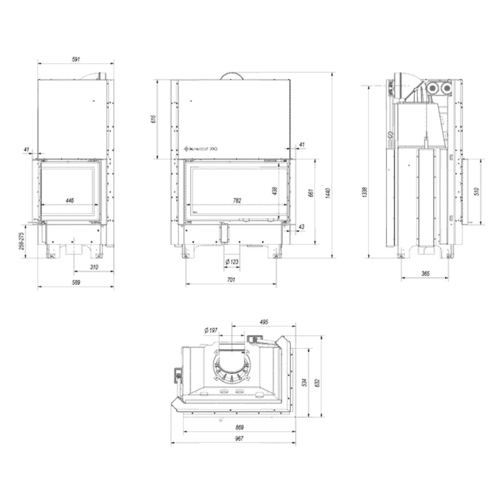 MBO150 Sticla Dreapta + Deschidere Verticala Samota Neagra [4]