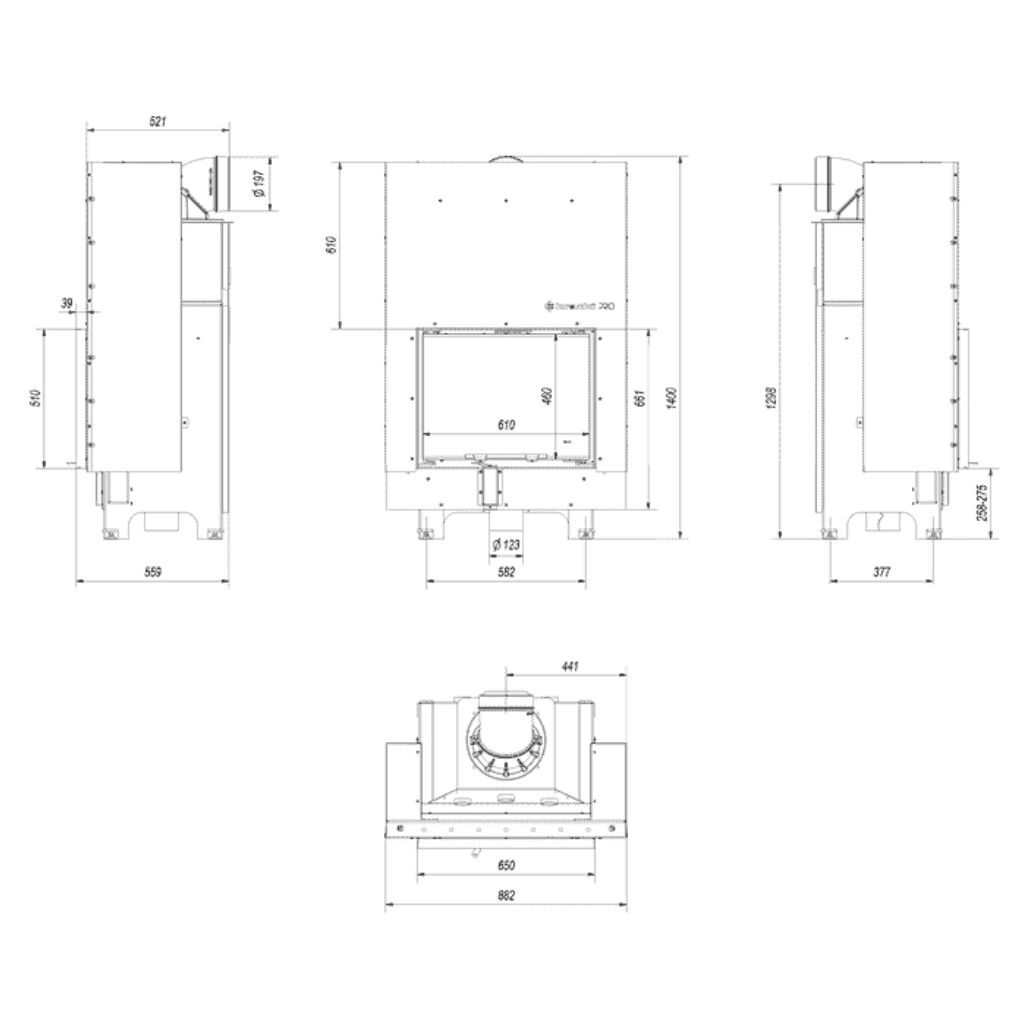 MBZ130 Deschidere Verticala Samota Neagra [4]