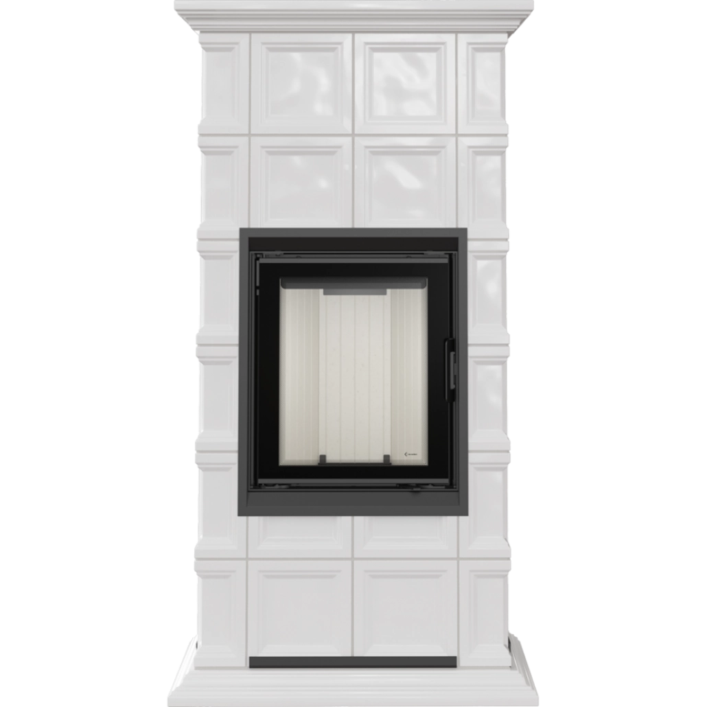 MILANO cu cahle albe - semineu asamblat [1]