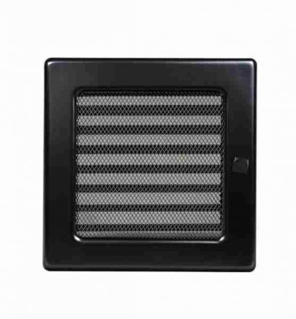 GRILE AERISIRE SEMINEE - Negru 17/17 cu Jaluzea