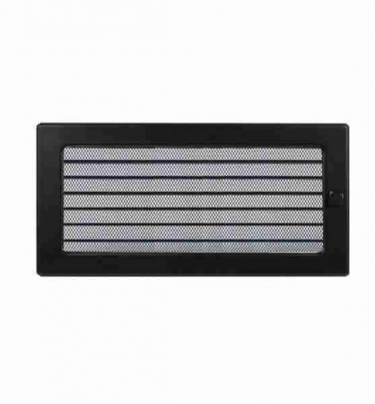 GRILE AERISIRE SEMINEE - Negru 17/37 cu Jaluzea