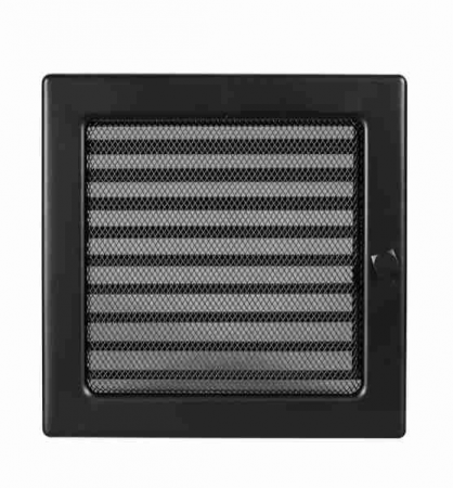 GRILE AERISIRE SEMINEE - Negru 22/22 cu Jaluzea