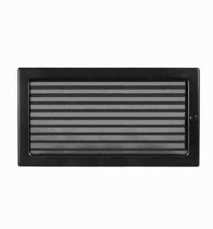 GRILE AERISIRE SEMINEE - Negru 22/37 cu Jaluzea