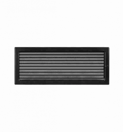 GRILE AERISIRE SEMINEE - Negru 22/45 cu Jaluzea