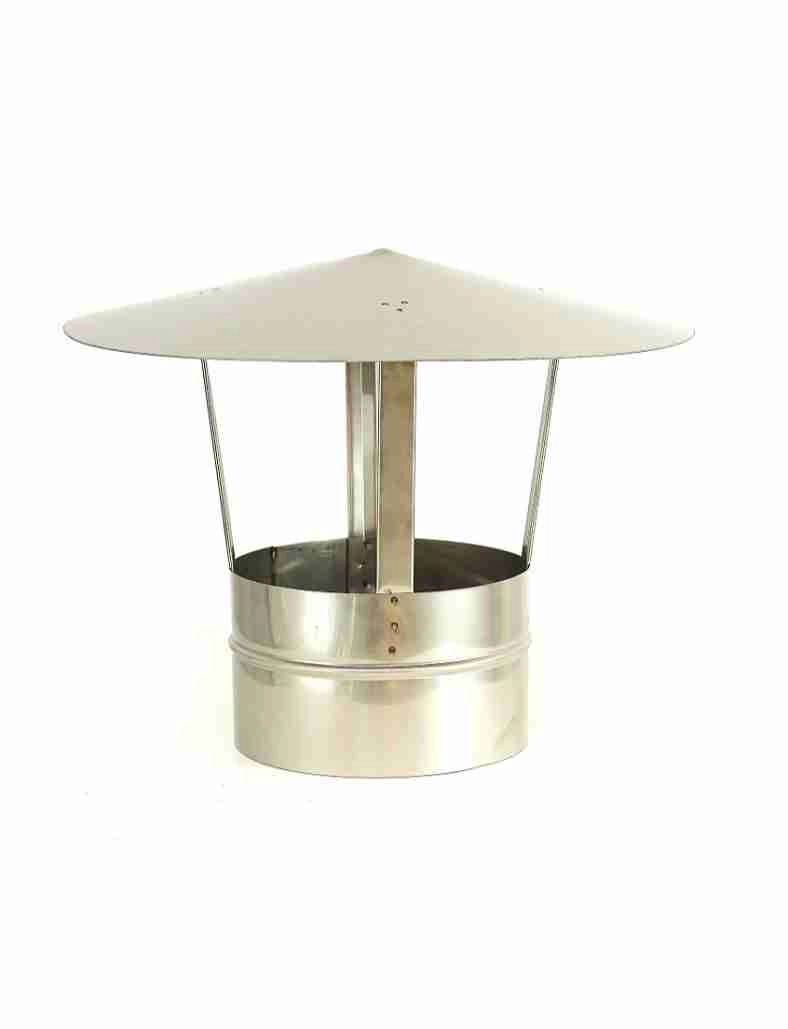 ACCESORII COSURI DE FUM - Palarie Simpla Inox ptr fi250