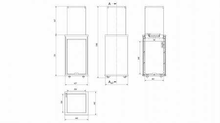 Patio Mini Negru Manual - Incalzitor pe gaz [5]