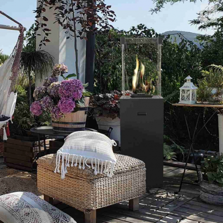 Patio SLIM Negru Manual - Incalzitor pe gaz [3]