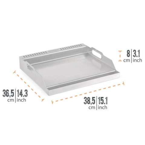 Plancha inox 36 x 38 cm Petromax [1]