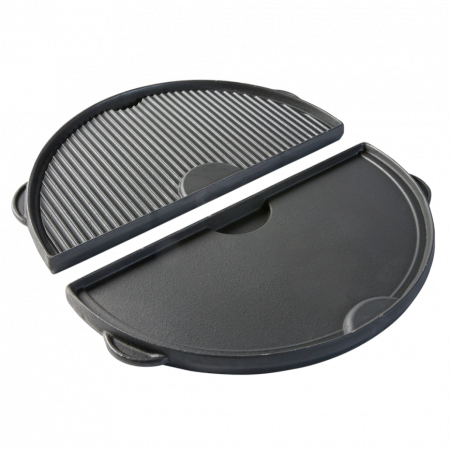 BIG GREEN EGG - PLITA FONTA XL, 2XL SEMILUNA - REVERSIBILA