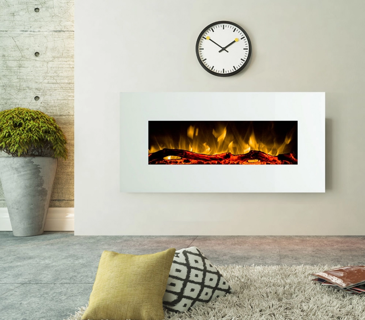 SEMINEE DECORATIVE - Pluto alb semineu electric de perete