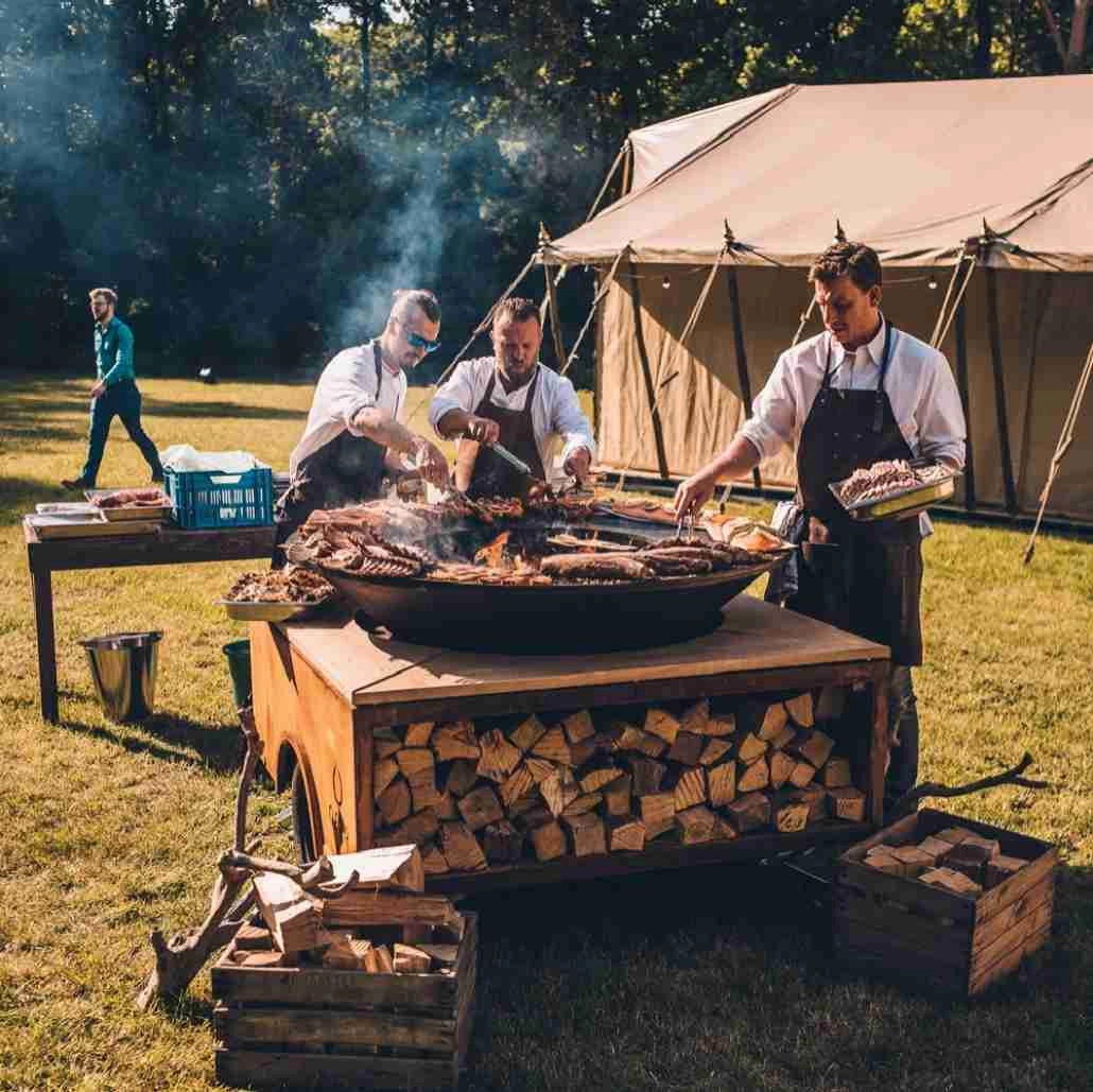 Gratar OFYR XL 150 cu REMORCA de transport [3]