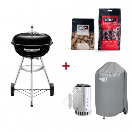 GRATARE SI CUPTOARE - Pro Pack Weber - Gratar carbuni Compact Kettle 47 cm