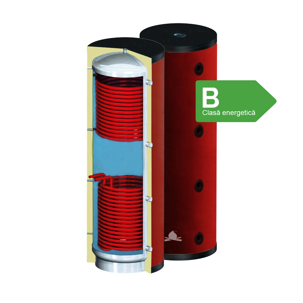 PUFFERE - Puffer 1500l cu 2 serpentine